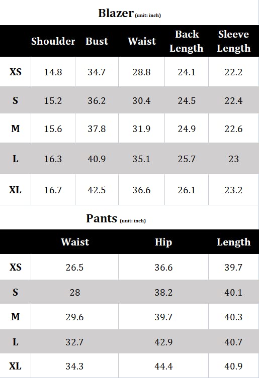 Womens Business Work Suit Set Blazer Pants for Office Lady Suit Set Slim Fit Blazer Pant