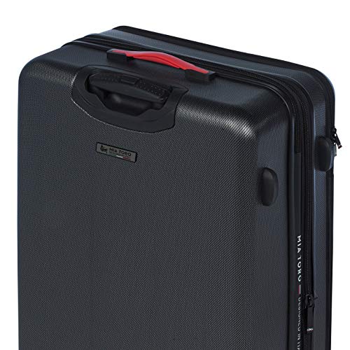 Mia Toro Italy Esotico Hardside Spinner Luggage 3 Piece Set, Red, One Size