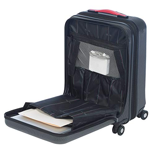 Mia Toro Italy Esotico Hardside Spinner Luggage 3 Piece Set, Red, One Size