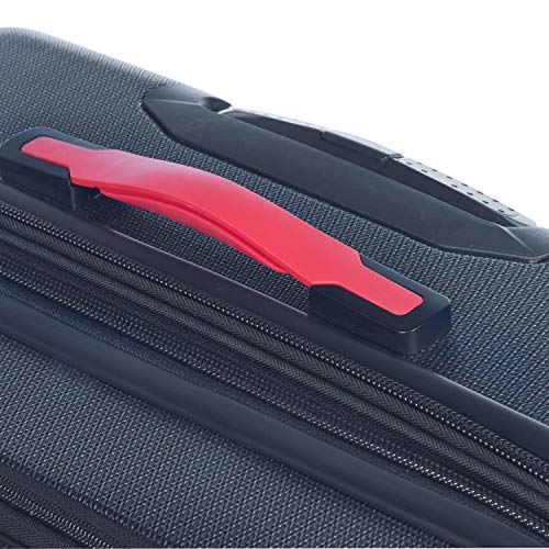 Mia Toro Italy Esotico Hardside Spinner Luggage 3 Piece Set, Red, One Size