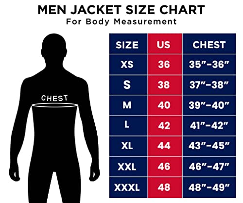 fjackets Leather Jacket Men – ¾ Length Real Lambskin Black Leather Coats For Men