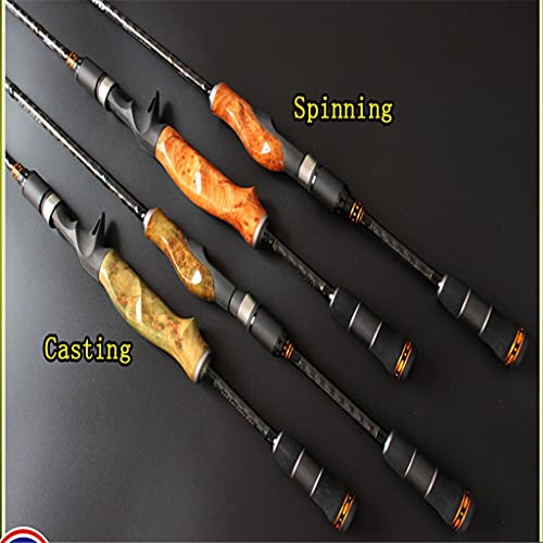 SXNBH 1.98m/2.1m/2.4m IM8 Carbon Casting Fishing Rod Lure Rod Wood Root Handle Lure Weight Carbon Lure Fishing Rod Carp