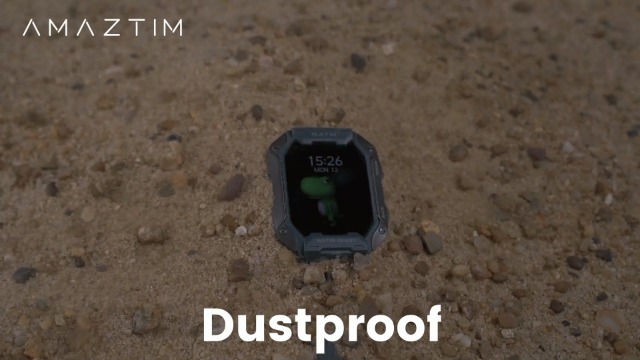 AMAZTIM Smart Watches for Men ,100M Waterproof Rugged Military Grade Bluetooth Call(Answer/Dial Calls)，Health Tracker for Android Phones and iPhone Compatible ,1.72