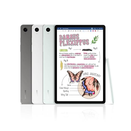 SAMSUNG Galaxy Tab S9 FE Wi-Fi 10.9” 128GB Android Tablet, IP68 Water- and Dust-Resistant, Long Battery Life, Powerful Processor, S Pen, 8MP Camera, Lightweight Design, US Version, 2023, Silver