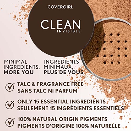 COVERGIRL Clean Invisible Loose Powder, Translucent Fair, Case of 72