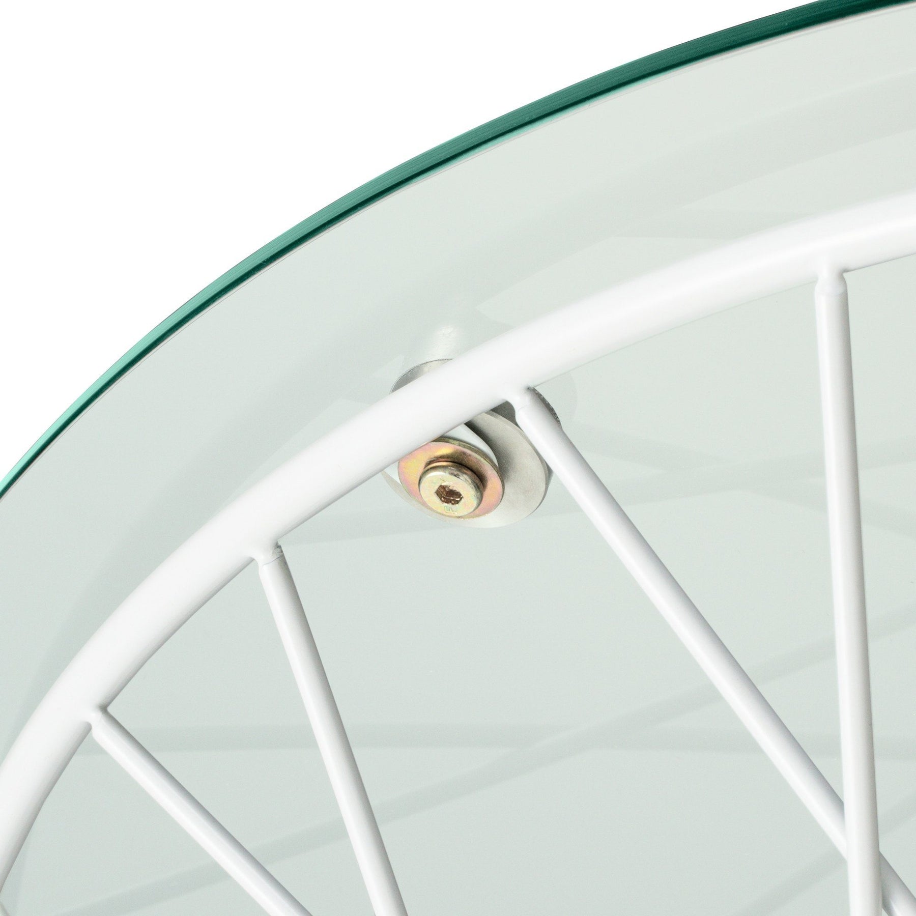 Maglia Coffee Table  80 Clear X  White (A) (W800 × D800 × H385)